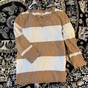J Crew striped long sleeve Tshirt XS